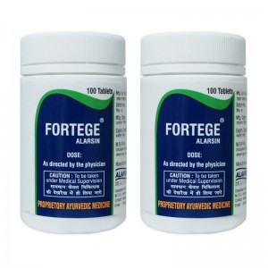 Фортеж Аларсин (Fortege Alarsin), 2 упаковки по 100 таблеток