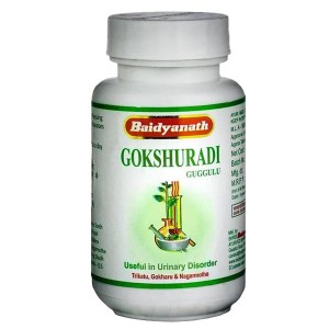 Гокшуради Гуггул Байдинат (Gokshuradi Guggulu Baidyanath), 1 упаковка по 80 таблеток