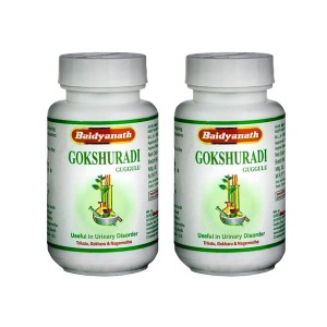 Гокшуради Гуггул Байдинат (Gokshuradi Guggulu Baidyanath), 2 упаковки по 80 таблеток