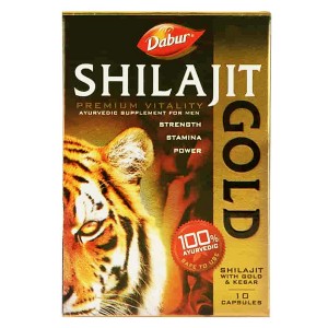 Шиладжит Голд Дабур (Shilajit Gold Dabur), 1 упаковка по 10 капсул