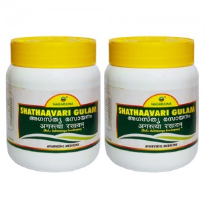 Шатавари Гулам Нарагджуна (Shatavari Gulam Nagarjuna), 2 упаковки по 500 грамм
