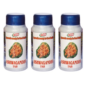 Ашваганда Шри Ганга (Ashwagandha Shri Ganga), 3 упаковки по 120 таблеток