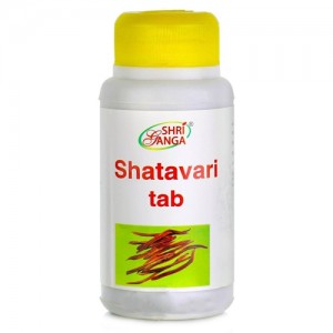 Шатавари марка Шри Ганга (Shatavari Shri Ganga), 1 упаковка по 120 таблеток