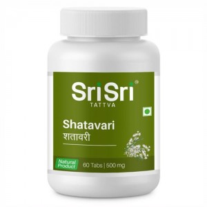 Шатавари марка Шри Шри Таттва (Shatavari Sri Sri Tattva), 1 упаковка по 60 таблеток