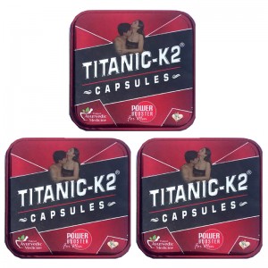 Титаник-К2 (Titanic-K2 Mahamaya Drug and Cosmetic), 3 упаковки по 6 капсул