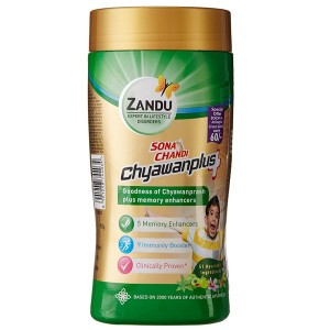 Чаванплюс Занду Сона Чанди (Chyawanplus Zandu Sona Chandi), 1 упаковка по 450 грамм