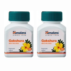 Гокшура Гималая (Gokshura Himalaya), 2 упаковки по 60 таблеток